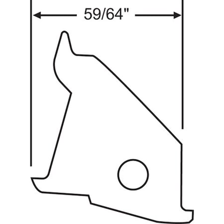 Strybuc White Mounting Bracket 96CR-504W